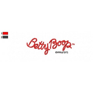 Betty Boop Embroidery Design 30